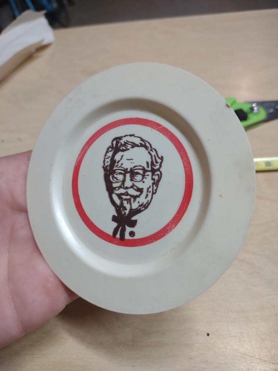 Vintage Kentucky Fried Chicken KFC plate HG TOYS RARE?? ADVERTISING SAUCER  | eBay