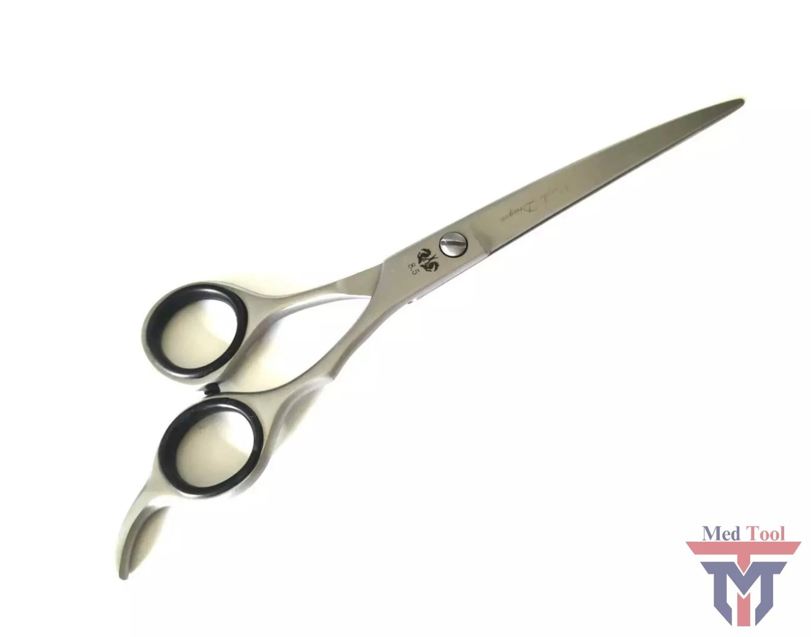 Curved 8.5" PET DOG SCISSORS trimmers grooming Shears