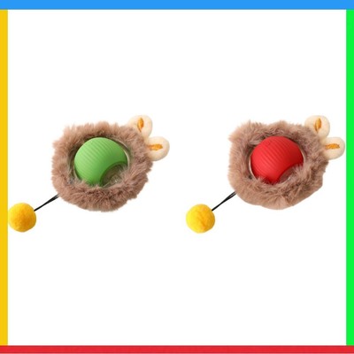 Interactive Cat Toy Ball Funny Automatic Rolling Ball for Indoor Cats (Green)