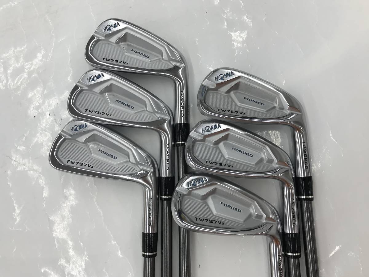Golf Iron Set Honma TOUR WORLD TW757 Vx VIZARD IB-WF 85 (S