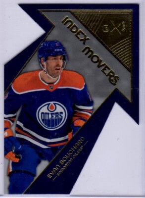 2023-24 Upper Deck Skybox E-X 2000 Evan Bouchard Index Movers Card # IM-17