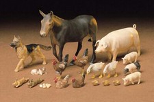 Livestock Set Diorama Accessories 1:35 Plastic Model Kit TAMIYA