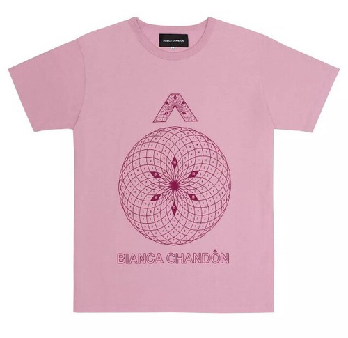 NUEVA BIANCA CHANDÔN Para hombres XL Camiseta Sagrada Circumflex Rosa Unisex Nueva Sin Etiquetas Hecha en EE. UU. - Imagen 5 de 7