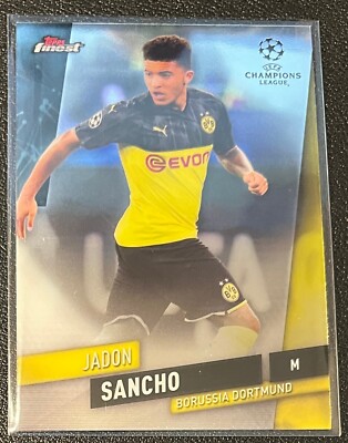 2019-20 Topps Finest UEFA Champions League #26 Jadon Sancho