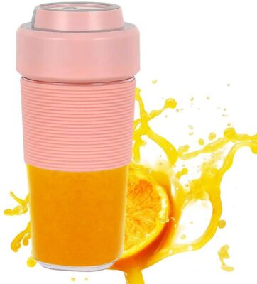 Portable Mini Mixer 350ml Fruit Juicer,USB Rechargeable,IP68 Waterproof,BPA Free