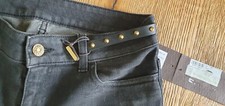 Wie neu:  GUCCI  Jeans anthrazit /schwarz  ital. Grösse 38 (ca.  Jeans-Gr. 26)