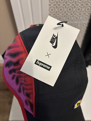 Nike Air Max キャップ SUPREMEロゴ付き Nike x Supreme Red Air Max AW84 Aerobill Cap / Hat | eBay UK