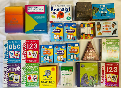 Flash Cards Age 3-7 years NEW Brain Gym screen free activity Gifts mental healh