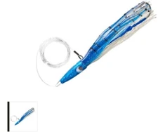 C&H WAHOO WACKER LURE, BLUE/WHITE CH-WRC-35