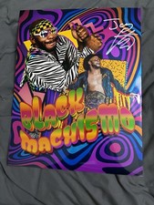 JAY LETHAL SIGNED METALLIC 11 X 14 **HIGHSPOTS CERT** - AEW