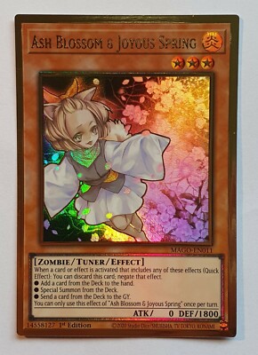 Yugioh Ash Blossom & Joyous Spring MAGO-EN011 Premium Ultra 1st