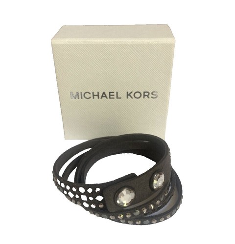 Vntg Michael Kors Leather Studded Wrap Bracelet Michael Kors Collection | Jewelry | Michael Kors Gold  main image 2