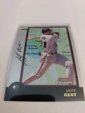 1998 Bowman Chrome Interstate #8 Jeff Kent San Francisco Giants