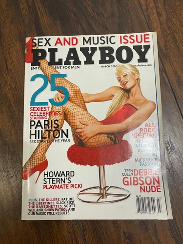 Playboy Magazine - March 2005 25 Sexiest Celebrities Starring Paris Hilton