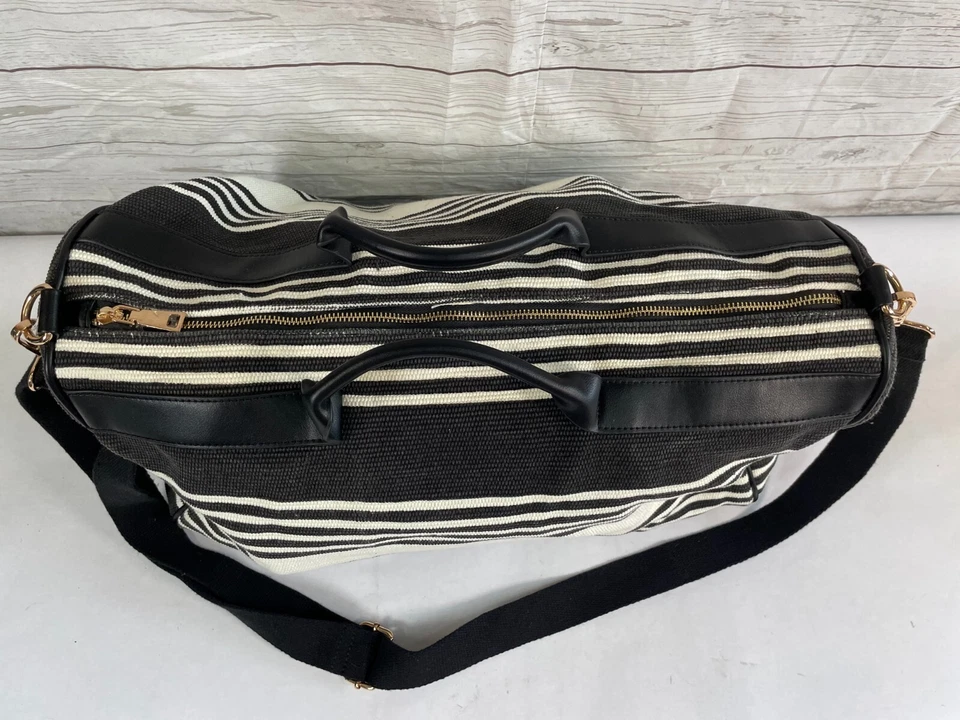 Urban Expressions 条纹旅行周末行李袋带肩带 — 第 2/4 张图片