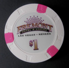 $1.00 CASINO CHIP "FREMONT HOTEL & CASINO" LAS VEGAS, NEVADA — photo 1