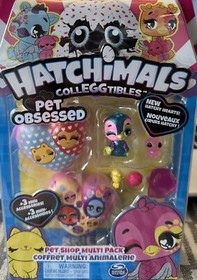 HATCHIMALS COLLEGGTIBLES Pet Obsessed Pet Shop Multi Pack New Hatchy Hearts  NEW