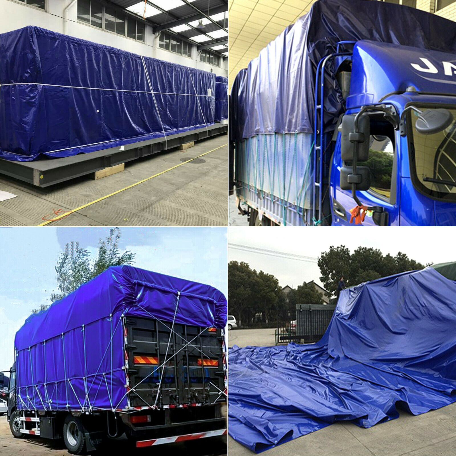 8'x12' 20Mil Waterproof Tarp Heavy Duty Double PVC Thick Tarpaulin ...