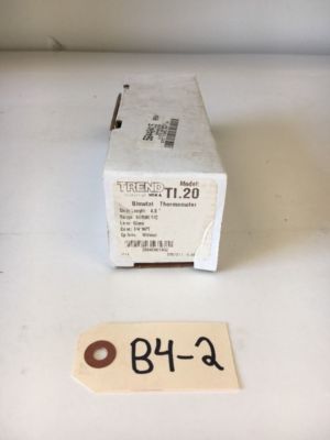 New Trend TI.20 Bimetal Thermometer 50/500 F/C 1/4'' NPT 4'' Stem Lot Of 2