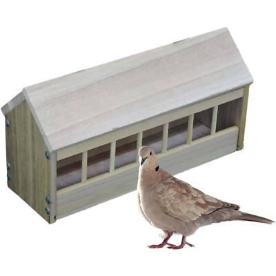 Pigeon Feeder Less Waste Poultry Food Dispenser for Chicks Ducklings Poultry