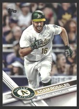 Adam Rosales #377 2017 Topps Oakland Athletics