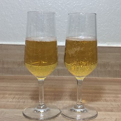 Bormioli Rocco Fluted Wine Champagne Glasses Set of 2 (A8)