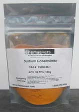 Sodium Cobaltnitrite, ACS, 99.72%, 100g