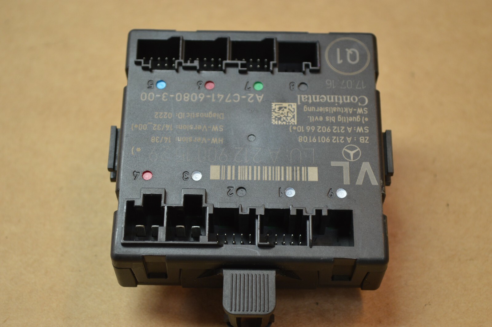 2016 W218 MERCEDES Cls63 AMG Front Left Driver Door Control Module 