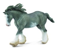Collecta 88620 Clydesdale Hengst Black Sabino Roan 19 Cm Pferdewelt