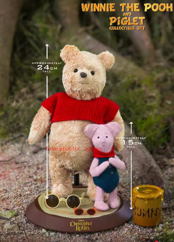 Hot Toys Mms503 1/6 Christopher Robin Winnie The Pooh & Piglet Set