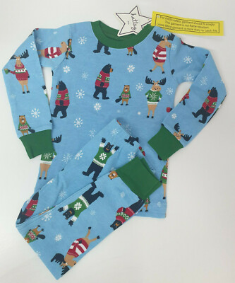 Kinder Schlafanzug, Pyjama, Hatley,Winter, Elch, Bär **Neu**