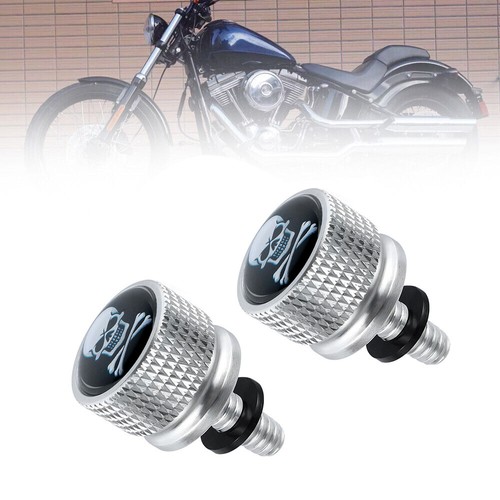 2PCSSeat Bolt Screw Easy Use Stainless Fits For Harley Sportster Dyna 96-13 - Picture 4 of 12