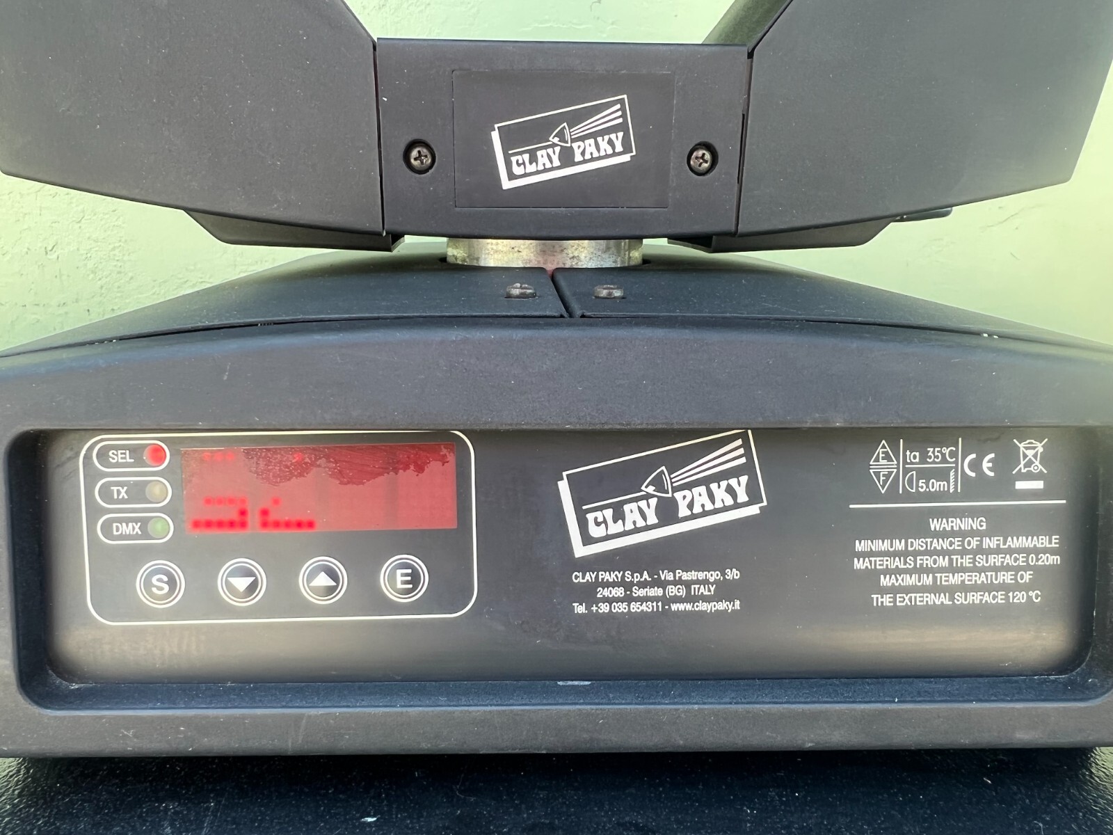 Clay Paky Alpha Beam 300 Moving Head Beam W/Case-Not Working #0174 (One)