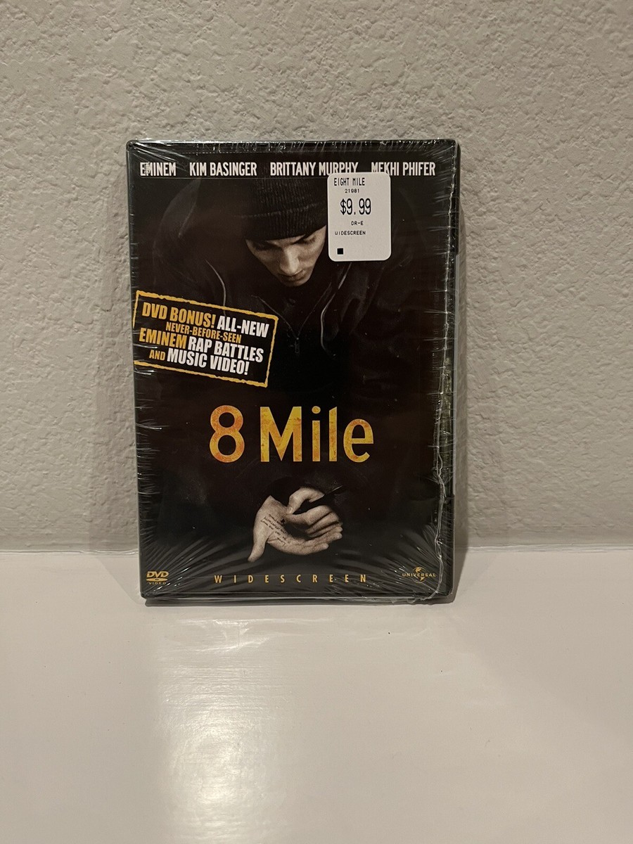8 Mile (DVD, 2003, Widescreen; Uncensored Materials, Eminem) Brand