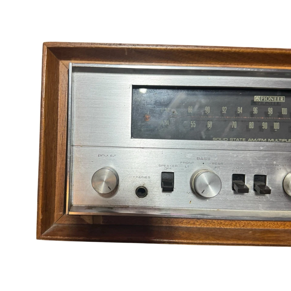 ¡Raro! Pioneer SX-1000TA 1969 tubo híbrido/receptor AM/FM de estado sólido 120 W prueba S2 Foto 2 de 4