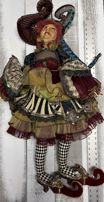 Collectible Wayne Kleski Katherine s Collection Donatella Jester Doll With COA