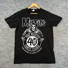 The MISFITS T-shirt 40 Years Fiend Skull Danzig Horror Punk Tee Mens Large