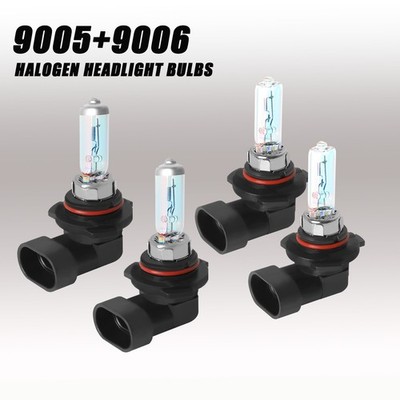 4200K Front Halogen Headlight Bulbs For Acura Integra 1994-2001 High&Low Beam x4