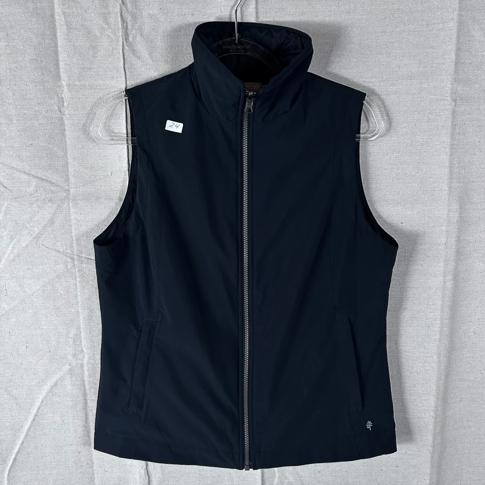Royal Robbins Mens Black Full Zip Quilted Lined Outdoor Vest Small