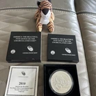 2010 5 oz Silver ATB Yosemite CA Coin .999 Silver in capsule w box & COA US Mint