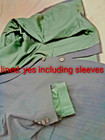 54 Men’s Wool Blazer 54L BLUE Tailored Pinstripe Sport Coat Poly WOOL 33" Lgth — photo 8
