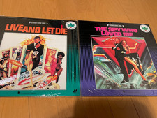 James Bond LaserDisc Lot Spy Who Loved Me Live And Let Die Roger Moore Action