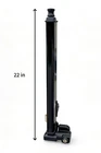 Black 22-Inch Magnetic Pool Gate Latch Heavy-Duty, Vertical Self-Locking Design