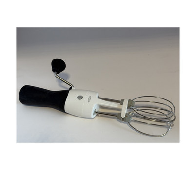 OXO Manual Handheld Crank Mixer, Detachable Dual Wire Beaters, Black/White NEW