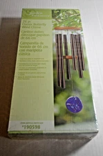 New Garden Treasures 26" Butterfly Wind Chime Windchimes