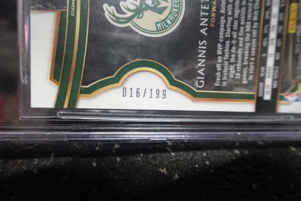 Giannis Antetokounmpo 2019-20 Select Prizm Red 16/199 Red Milwaukee Bucks Foto 3 de 4