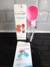 Colorday - Mangeoire d'entraînement portable pour animaux de compagnie - Rose