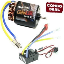 Powerhobby 540 5-Slot Brushed 13T Rock Crawler Motor + PH-1060 ESC COMBO