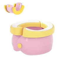 Portable Travel Potty Seat, Foldable Toddler Potty for Car Pink  Foldable