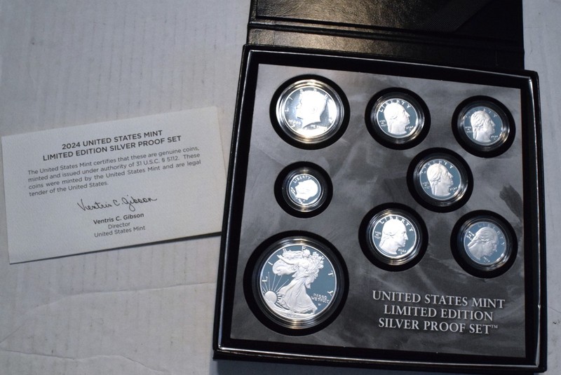 2024 Limited Edition Silver PROOF Set, Better Year 1 oz. American Eagle Quarters